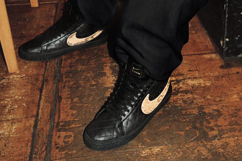 Nike sb hot sale blazer leather