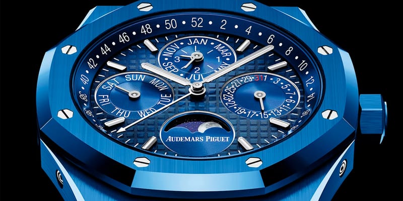 Audemars Piguet Royal Oak Perpetual Calendar Blue Ceramic | Hypebeast
