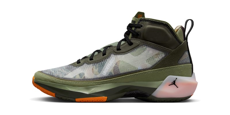 UNDEFEATED Air Jordan 37 Military Green DV6255-300 Info