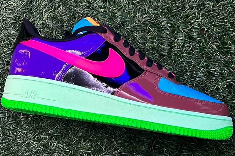 undefeated x nike air force 1 low multi-patent