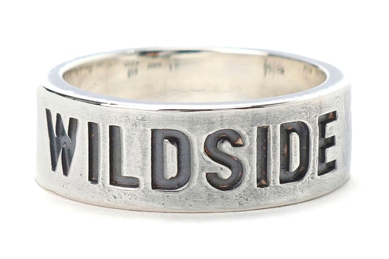 WILDSIDE Yohji Yamamoto Silver Logo Ring Release | Hypebeast