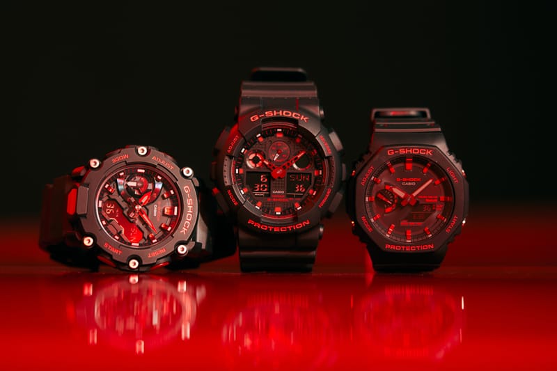 G-SHOCK Drops Bold, Industrial Ignite Red Series | Hypebeast