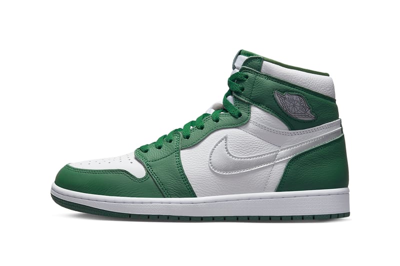 Green and white air jordan 1 sale