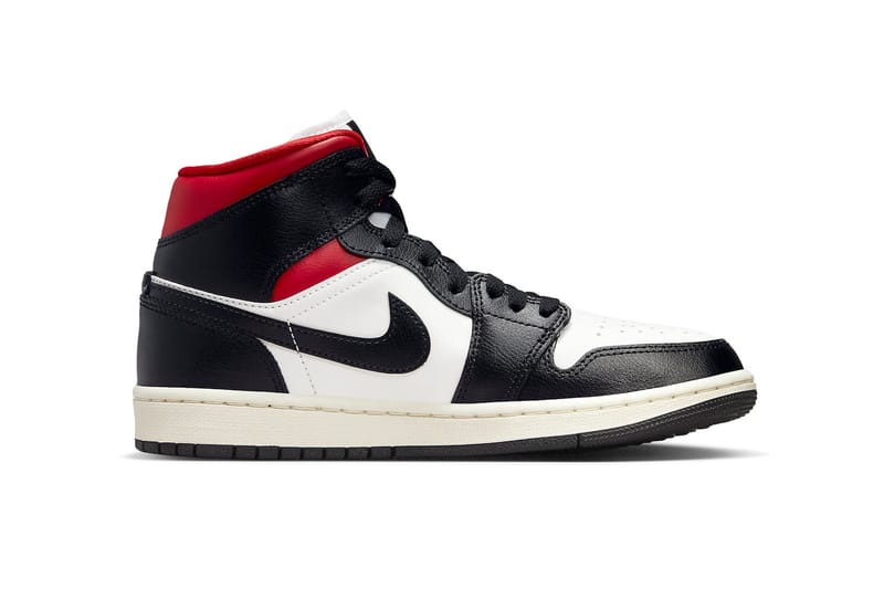 Air jordan 1 mid best sale black gym red release date