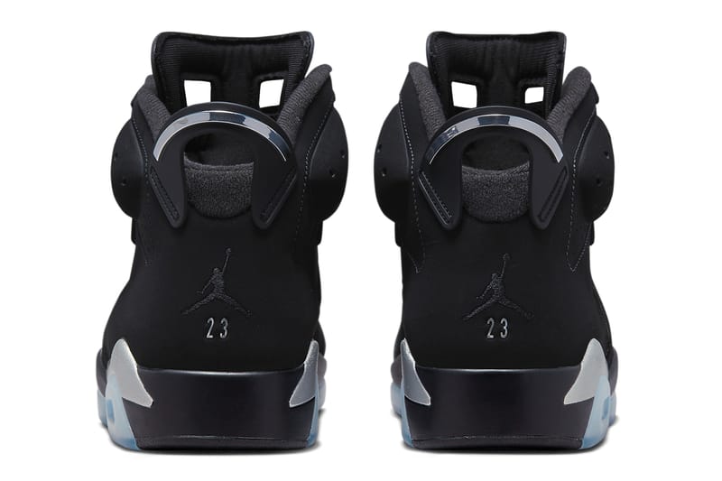 Jordan 6 cheap black silver