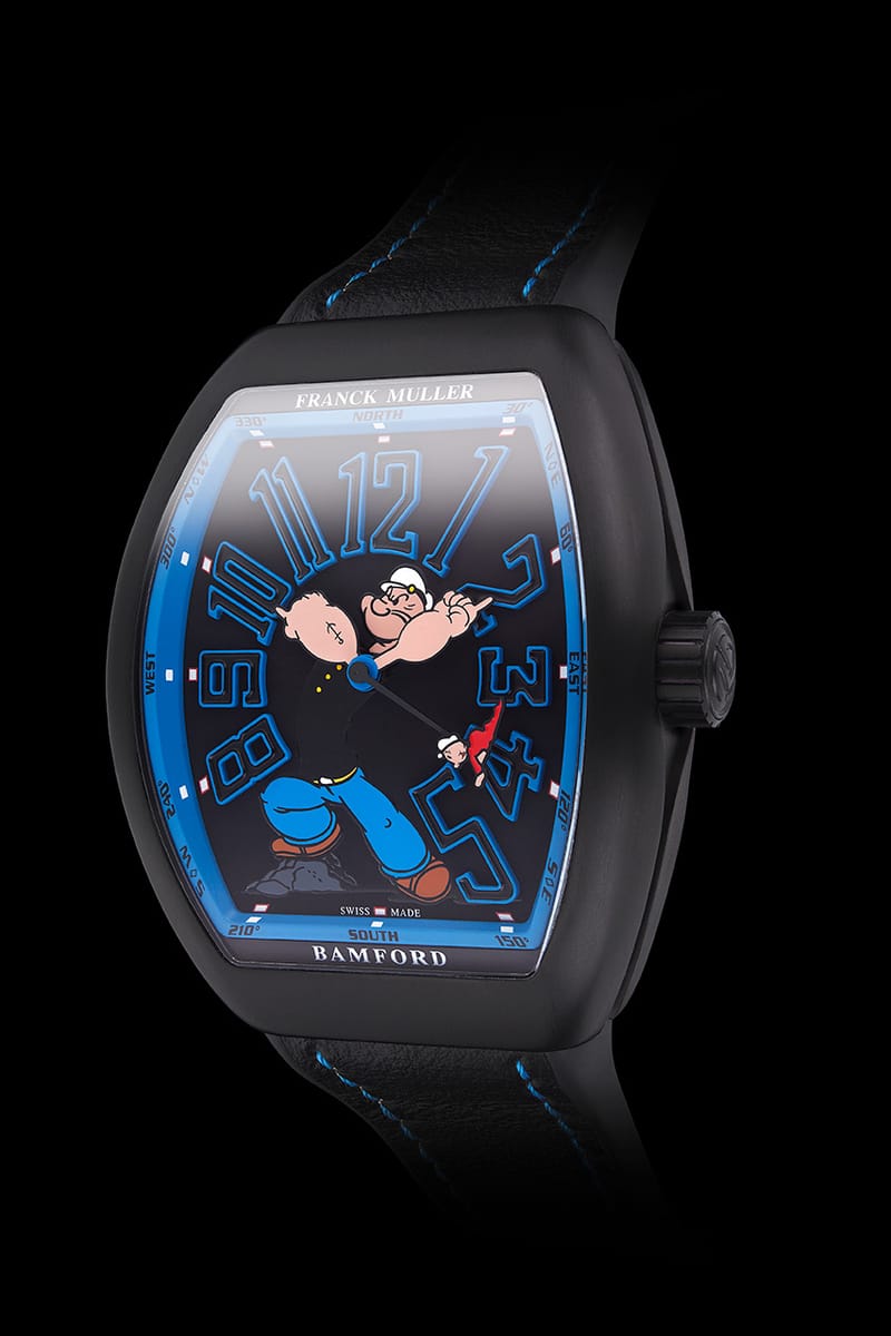 Bamford Watch Department Brings Popeye to Franck Muller s Vanguard