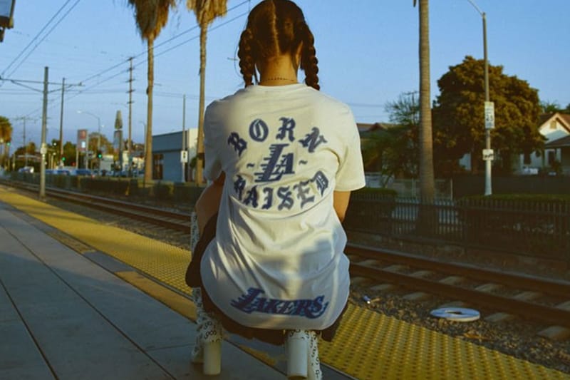 Born × Raised Lakers フーディ M 限定トリプルコラボ Born X Raised Taps the Los Angeles Lakers for a Celebratory
