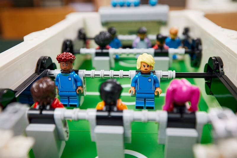 Lego discount foosball table