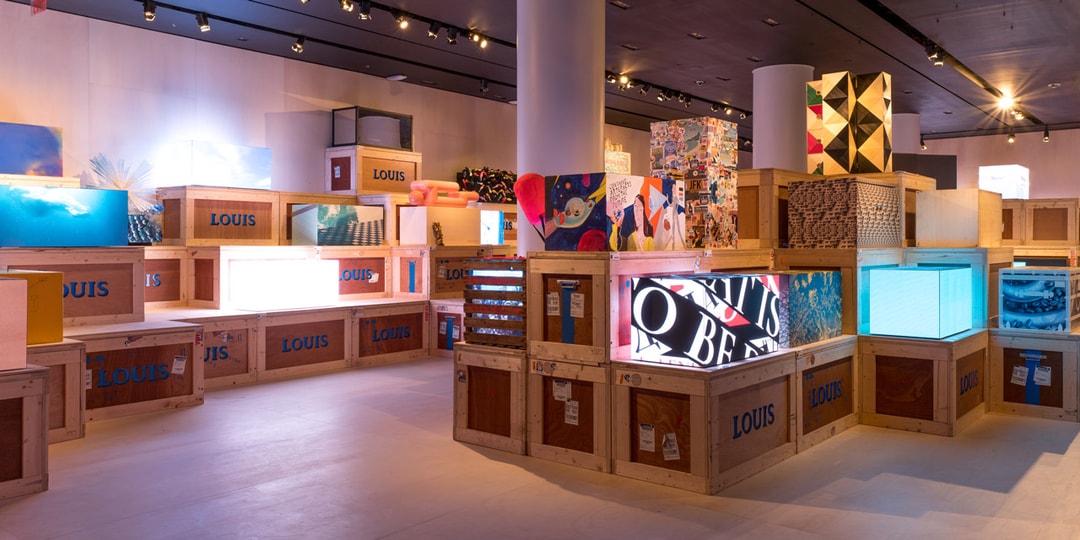 Внутри выставки Louis Vuitton «200 чемоданов, 200 провидцев» в Нью-Йорке