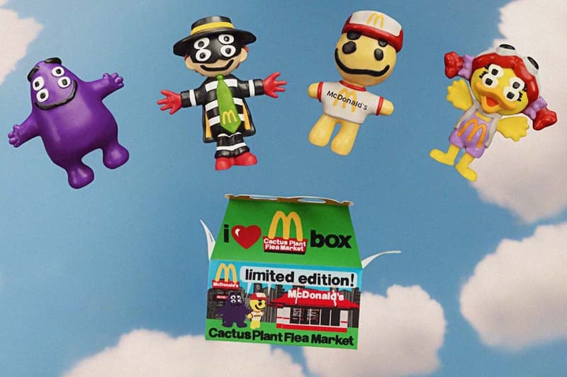 McDonald's x Cactus Plant Flea Market Toys Reselling for