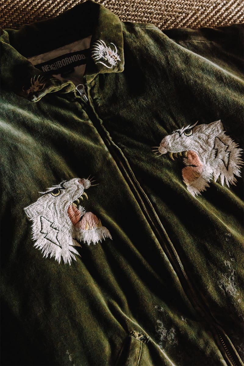 NEIGBORHOOD Savage Souvenir Jacket Olive Drab HBX Release