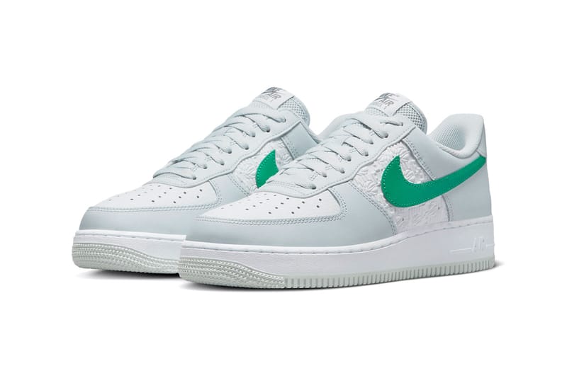 Af1 clearance green swoosh