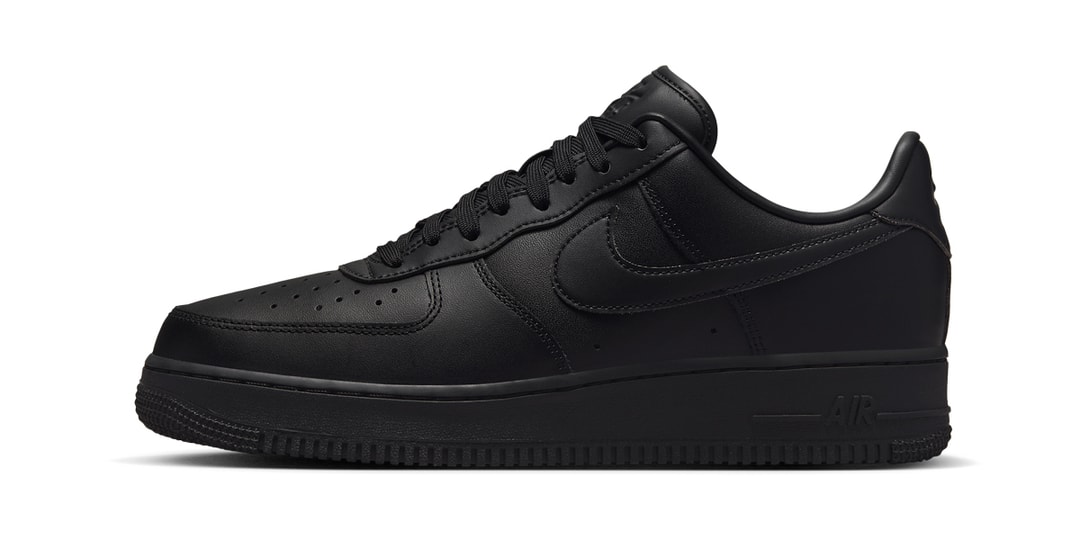 Nike представляет Air Force 1 Low «Fresh» в полностью черном цвете