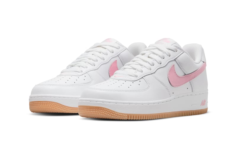 Pink and white nike cheap air force