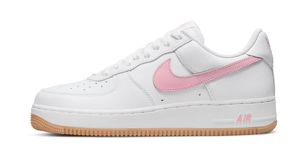 Nike расширяет свою коллекцию «Since 82» низкими кроссовками Air Force 1 с розовыми галочками
