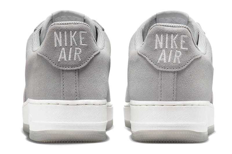 Light grey air store force 1 07 trainers