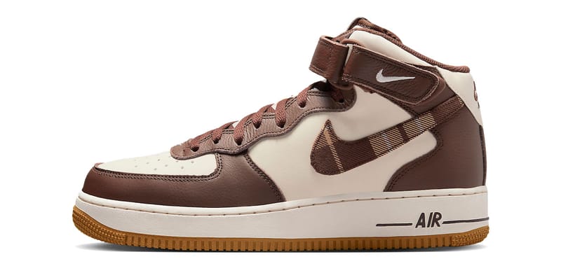 Air force 1 high best sale top brown