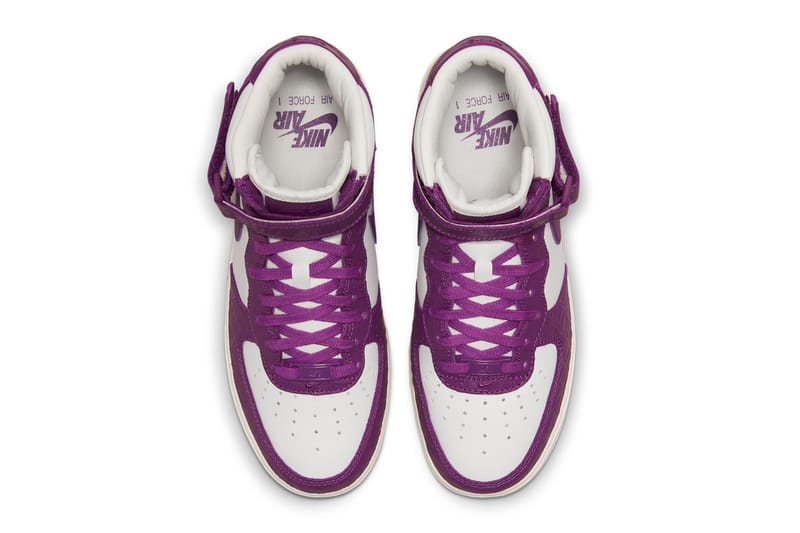 Nike air force on sale 1 mid purple