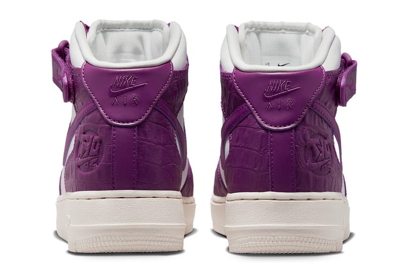 Nike air force 1 mid best sale womens purple