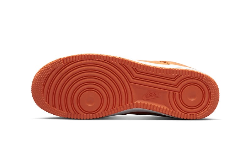 Nike air force sale 1 orange sole