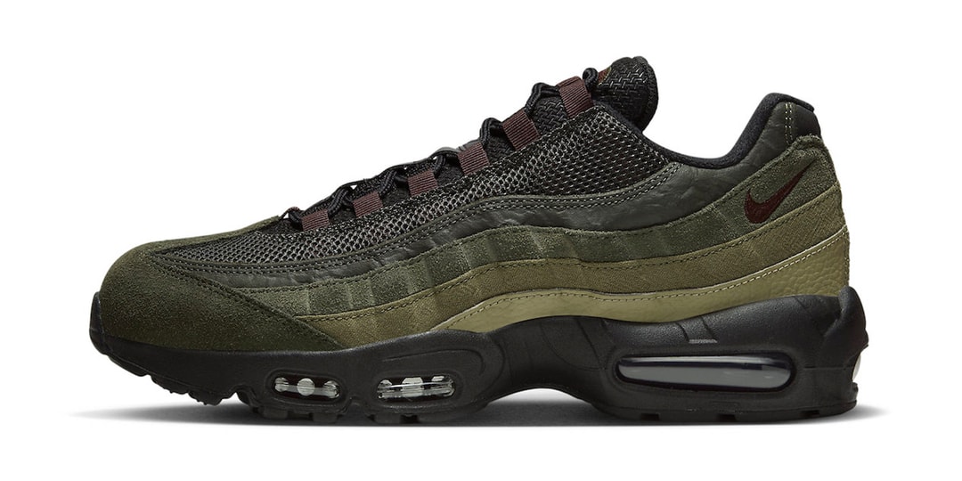 Nike Air Max 95 «Black Earth» готова к осени в зеленых тонах