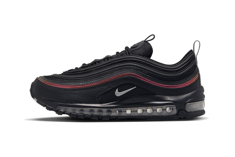 Nike Air Max 97 Black Iridescent Red FD0655-001 Release | Hypebeast