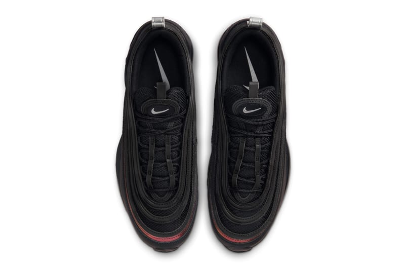 Nike Air Max 97 Black Iridescent Red FD0655 001 Release Hypebeast