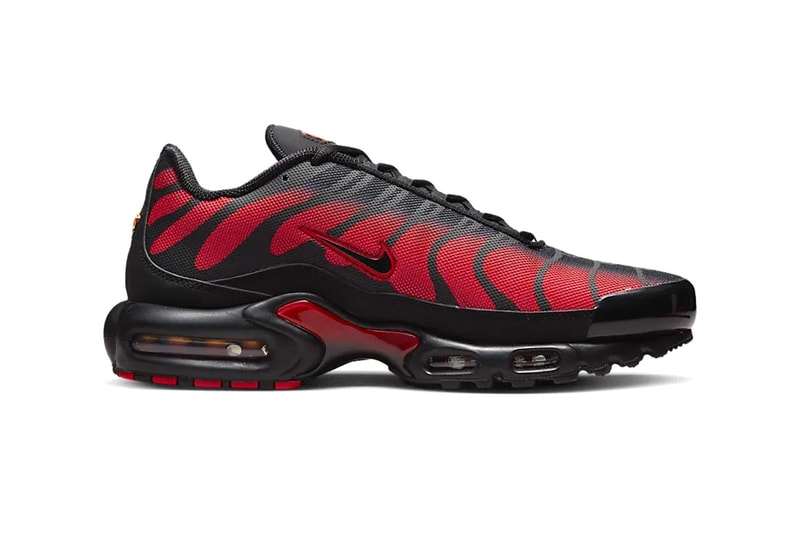 black and red air max tn