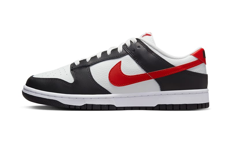 Black red on sale white nike dunks