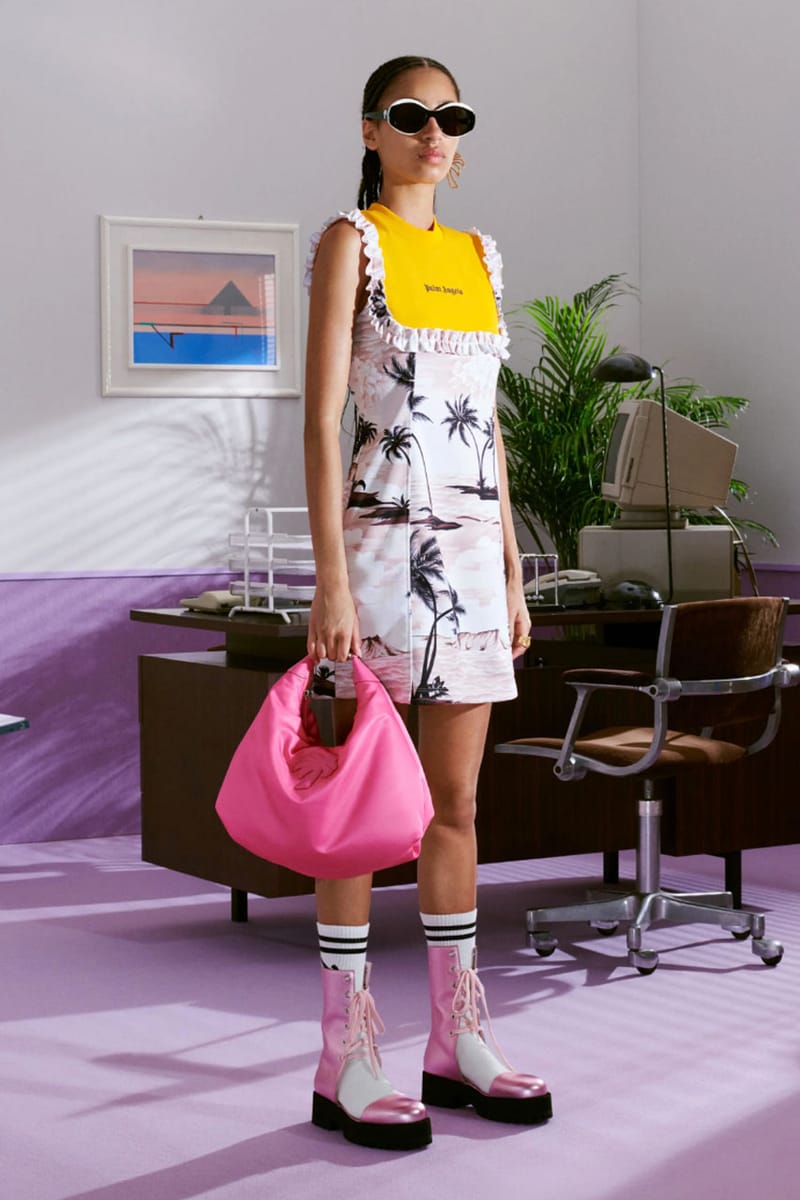 【関税＆送料込み】Palm Angels College Palm Sequin Mini Dre Palm Angels College Palm Sequin Mini Dress – BALTINI