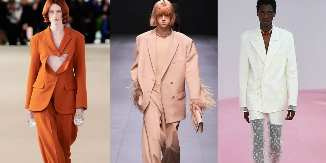 Отчет о тенденциях: Андрогинные костюмы захватывают Неделю моды в Париже весна-лето 23