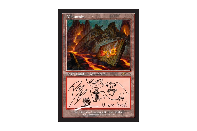 Post Malone x 'Magic The Gathering' Secret Lair Release Hypebeast