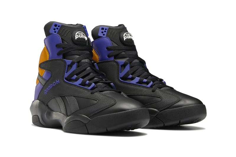 Reebok pump sale lakers