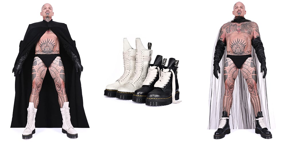 Rick Owens x Dr. Martens 1460 & 1918 Boot Collab | Hypebeast