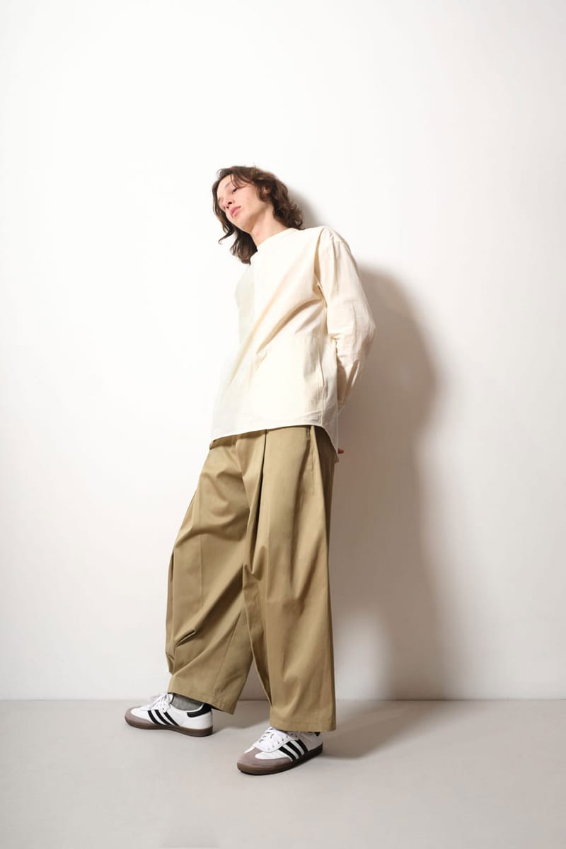 未使用 SAGE NATION BOX PLEAT TROUSER S SAND | gulatilaw.com