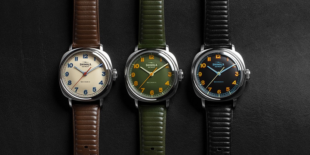 Shinola The Mechanic Is the Brand's First Manually Wound Watch Hypebeast