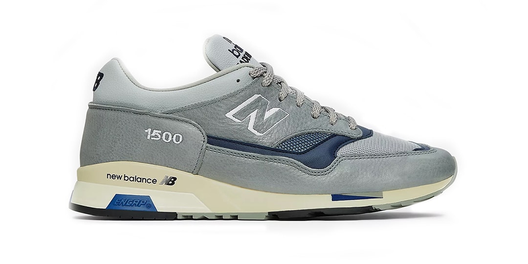 New Balance 1500 Made in UK получил минималистичный серый и темно-синий облик.