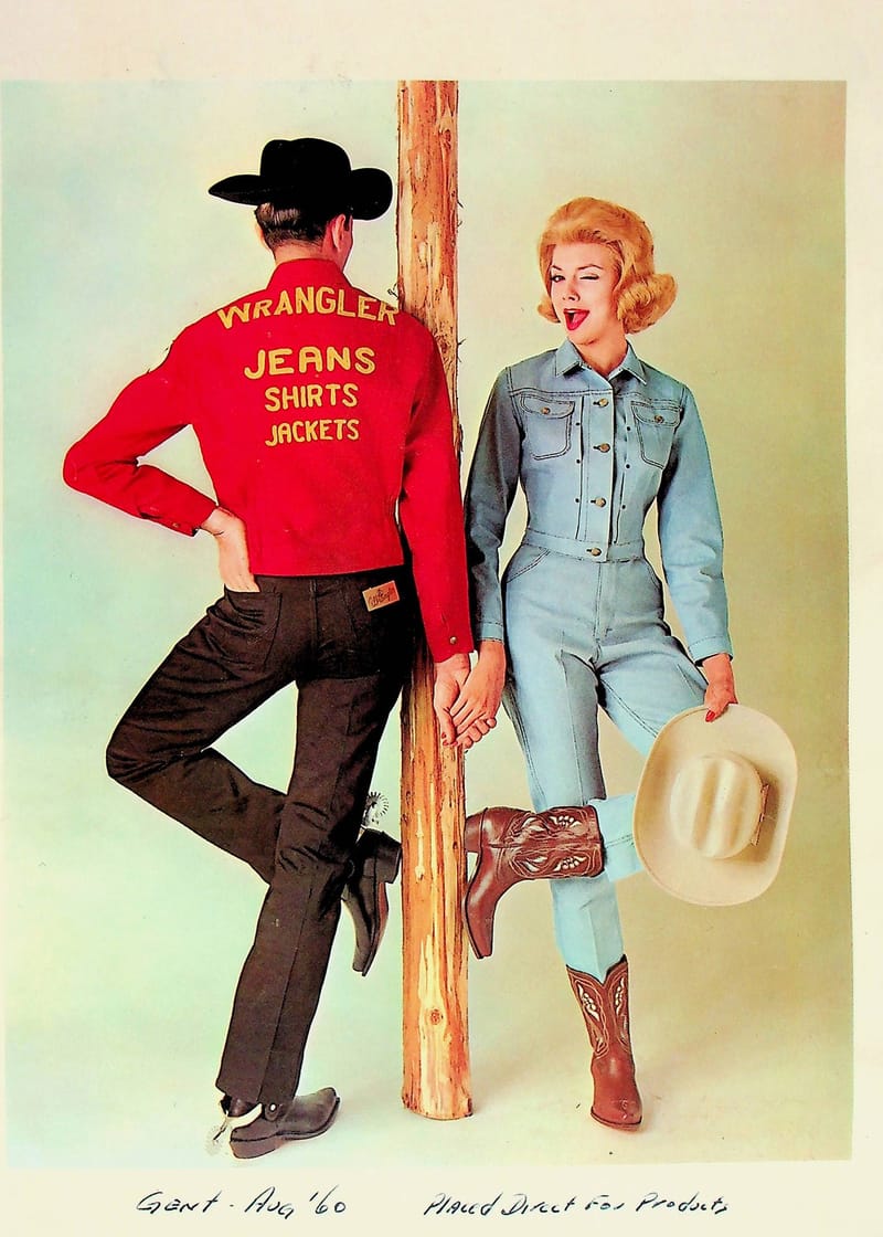 Red best sale wrangler jeans