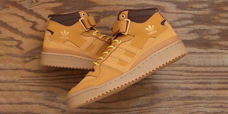 adidas forum hi wheat