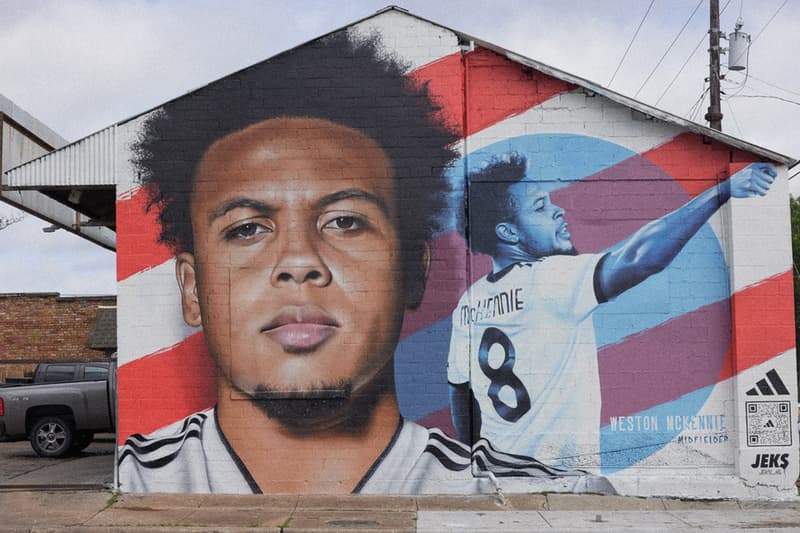 Adidas USMNT Art Murals McKennie Reyna Ferreira World Cup Hypebeast