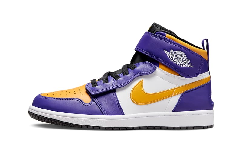 Jordan store laker shoes