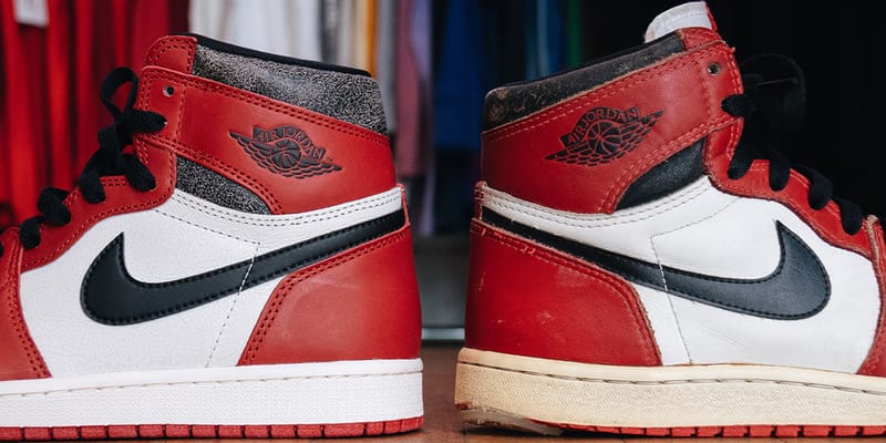 Air Jordan 1 Lost Found vs. 1985 Air Jordan 1 Chicago Hypebeast