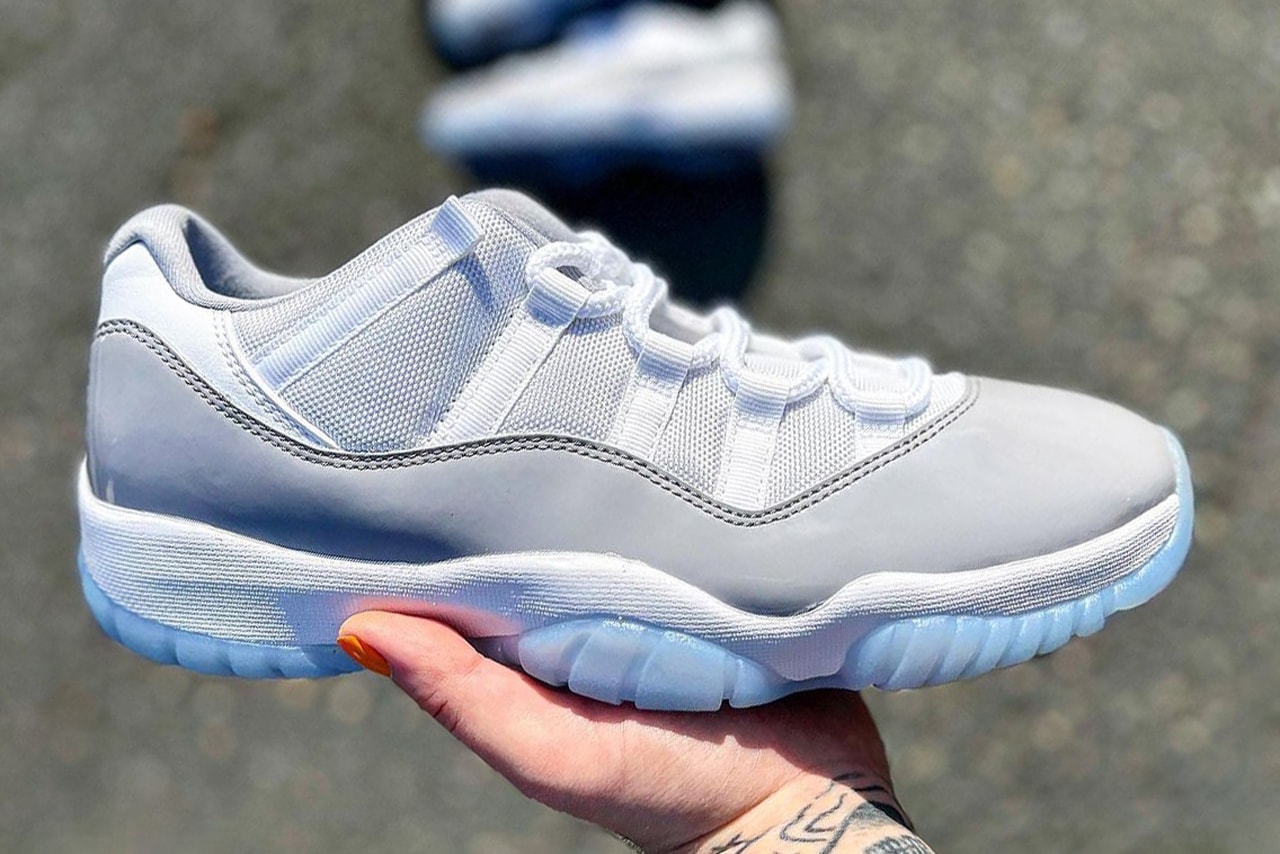 Official Photos of the Air Jordan 11 Low "Cement Grey" Your Sneaker