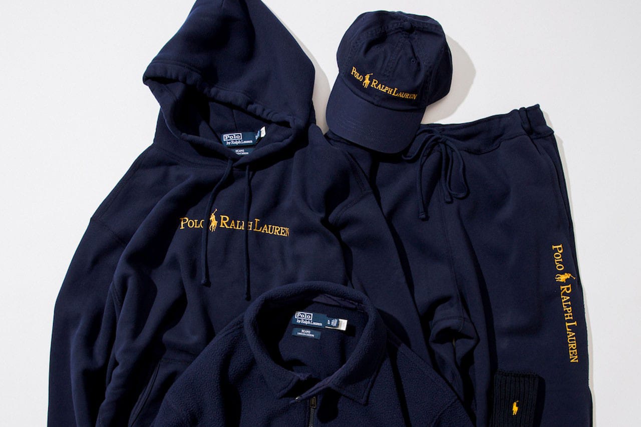 BEAMS Polo Ralph Lauren Navy and Gold Collection Release 