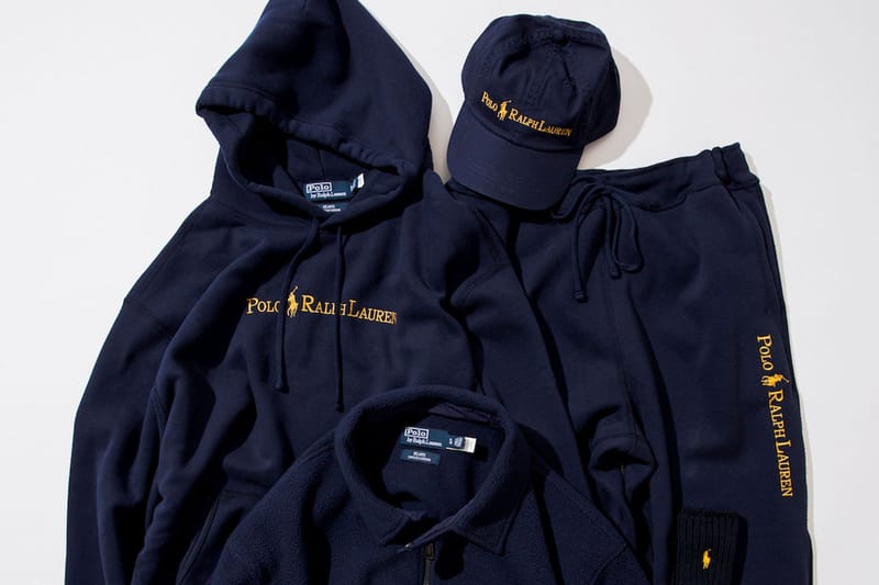 BEAMS Polo Ralph Lauren Navy and Gold Collection Release