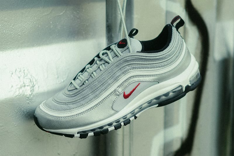 Air max 97 shop silver and green