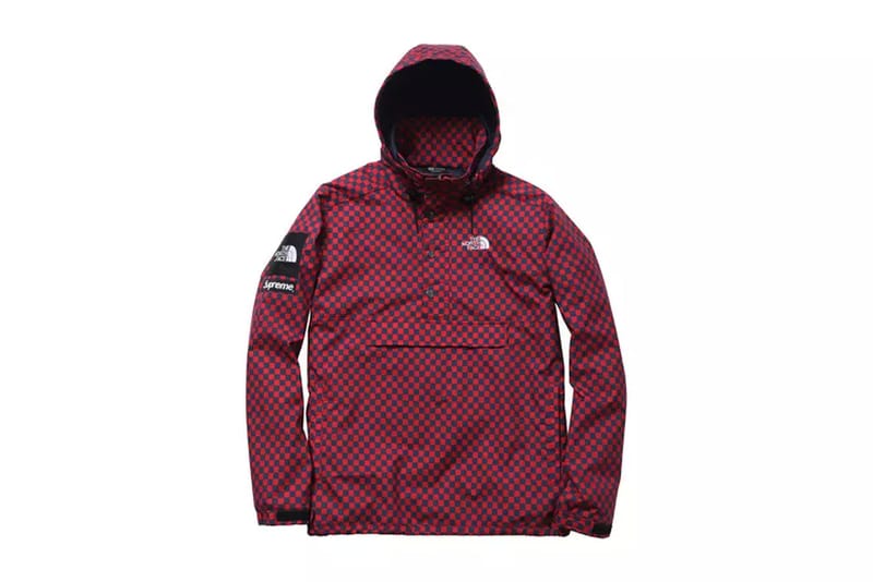 Supreme north face outlet checkered