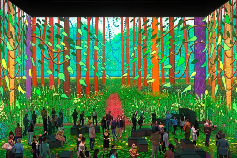 David Hockney Immersive Exhibition London Art 2023 Hypebeast