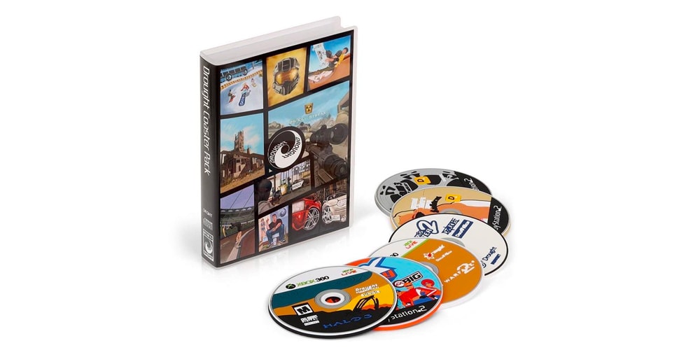 Пакет Drought’s Coaster Pack посвящен культовым играм для PlayStation 2 и Xbox 360