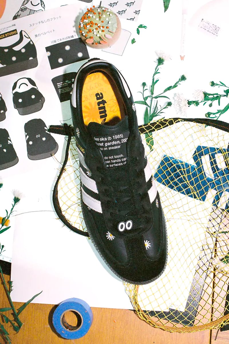 faceokaコラボスニーカーFACE x atmos x adidas Originals Samba Release Date | Hypebeast